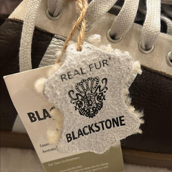 Blackstone SG 41 Brown and Tan Sheep Skin Lined Sneaker size 47/13 - Picture 9 of 10